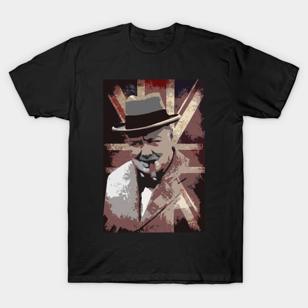 sir winston churchill T-Shirt by oryan80